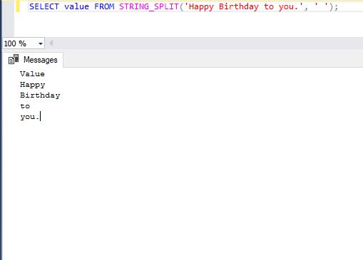 STRING_SPLIT